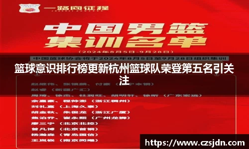 篮球意识排行榜更新杭州篮球队荣登第五名引关注