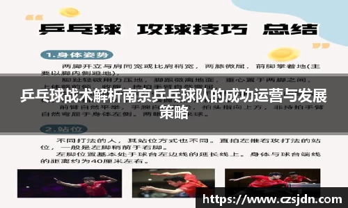 乒乓球战术解析南京乒乓球队的成功运营与发展策略